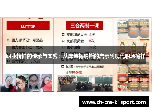 职业精神的传承与实践：从库普梅纳斯的启示到现代职场榜样